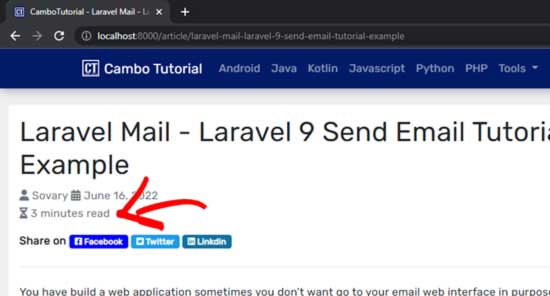 estimate-reading-time-laravel 9