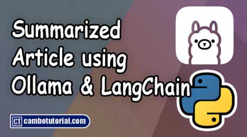 LLM in Action: Article Summarization with LangChain and Ollama